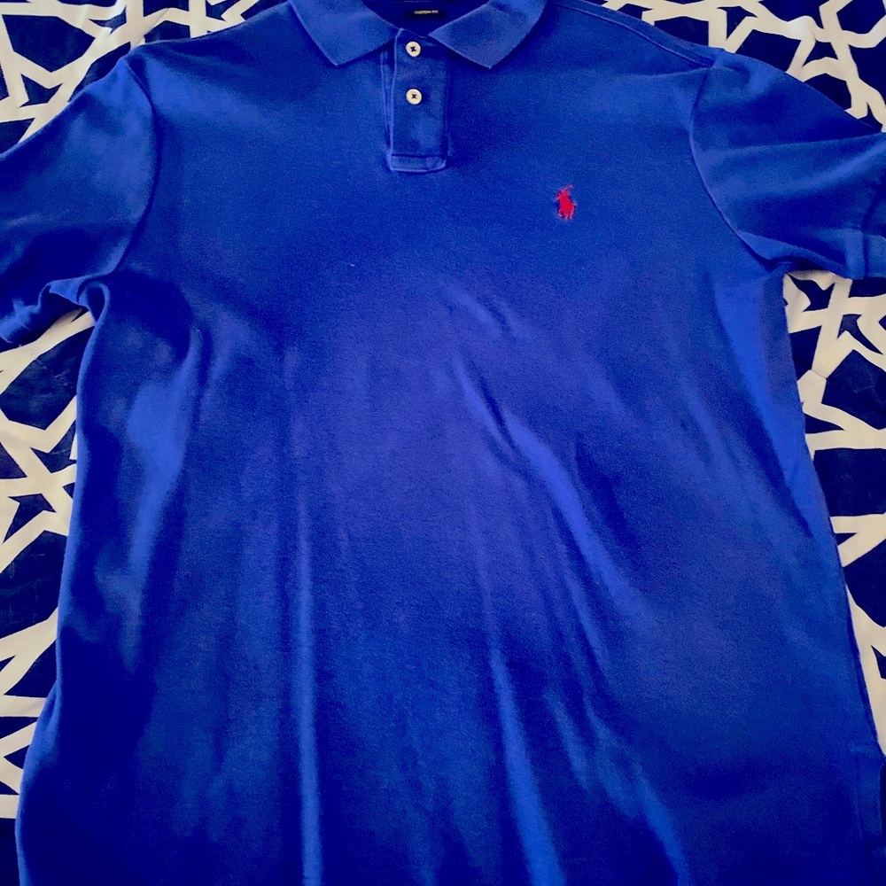 Blue custom fit Ralph Lauren Polo